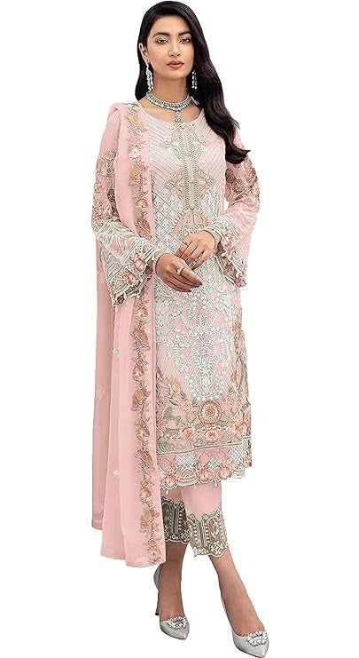 Pista Color Women's Wear Plus Size Shalwar Kameez Suits Pakistani Salwar Kameez Dress Dupatta