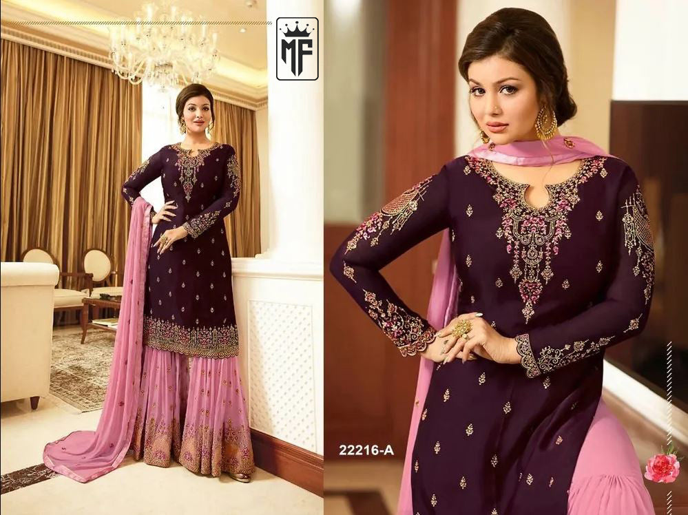 Ready to Wear Designer Pakistani Indian Shalwar Kameez Palazzo Sharara Suits For Womens