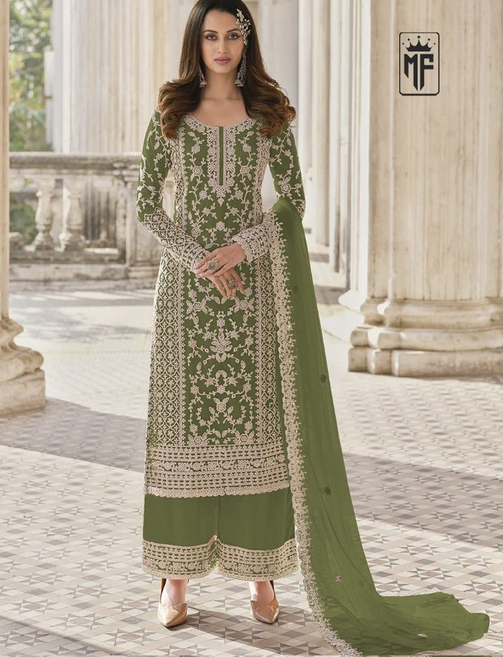 Rama  Designer Collection Salwar Kameez Anarkali Sharara Suits Butterfly Net Ready to Wear Reception Wear Dress