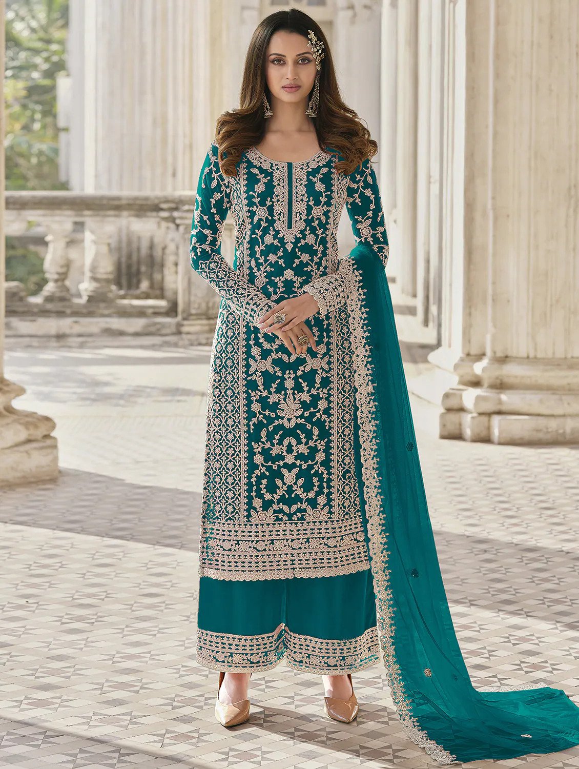 Mehendi Designer Collection Salwar Kameez Anarkali Sharara Suits Butterfly Net Ready to Wear Reception Wear Dress