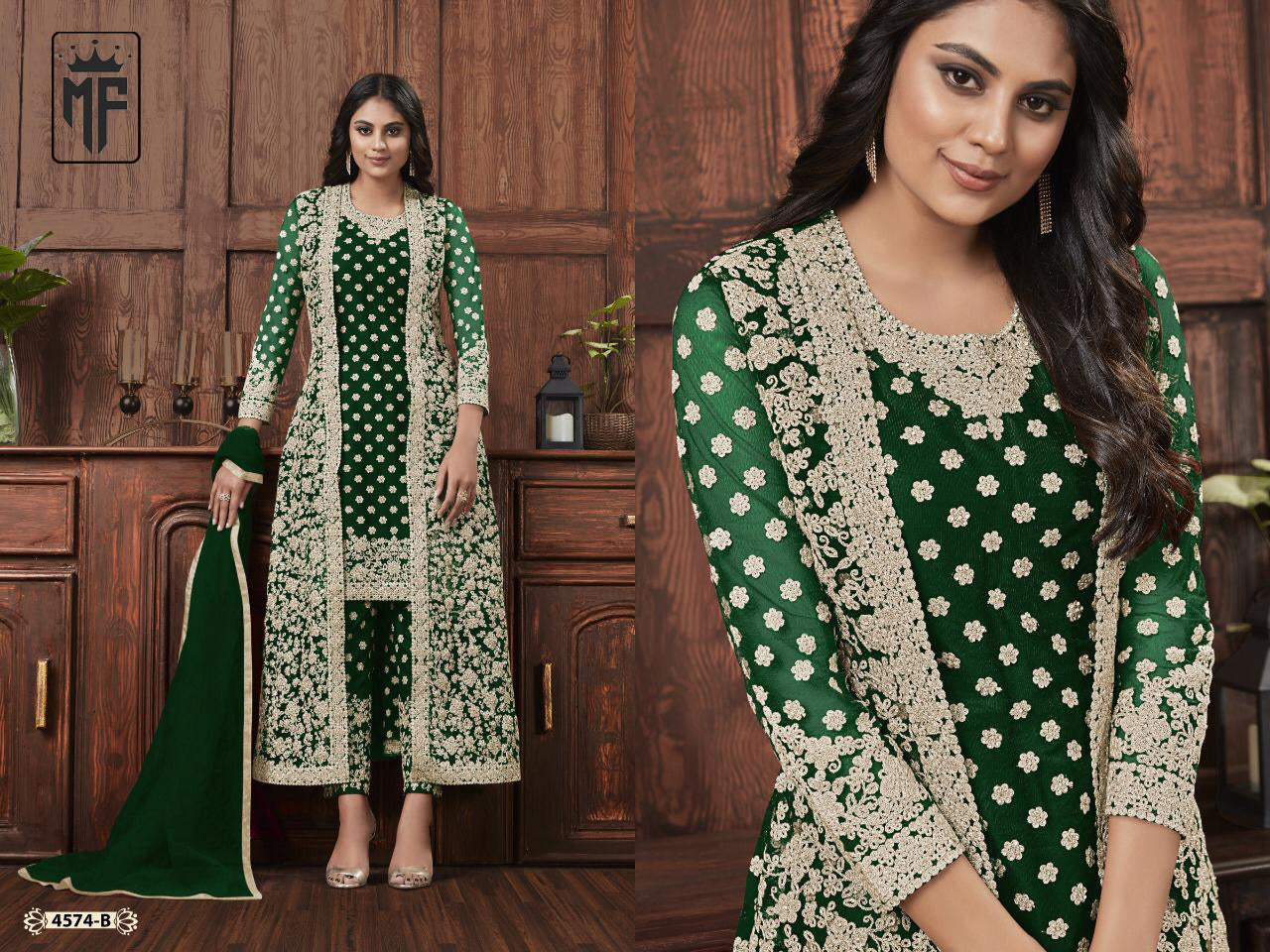 New Indian Jacket Stylish Women's Wear Designer Shalwar Kameez Suits Ready to Wear With Heavy Embroidery Worked Trouser Pant Dupatta Dresses