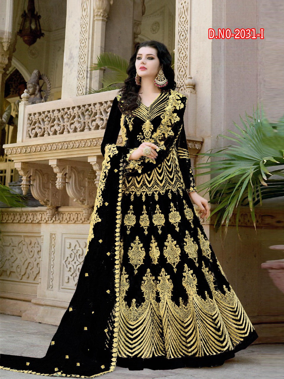 Wedding Wear Butterfly Net Embroidered Anarkali Semi Stitched Anarkali Suit For Womens